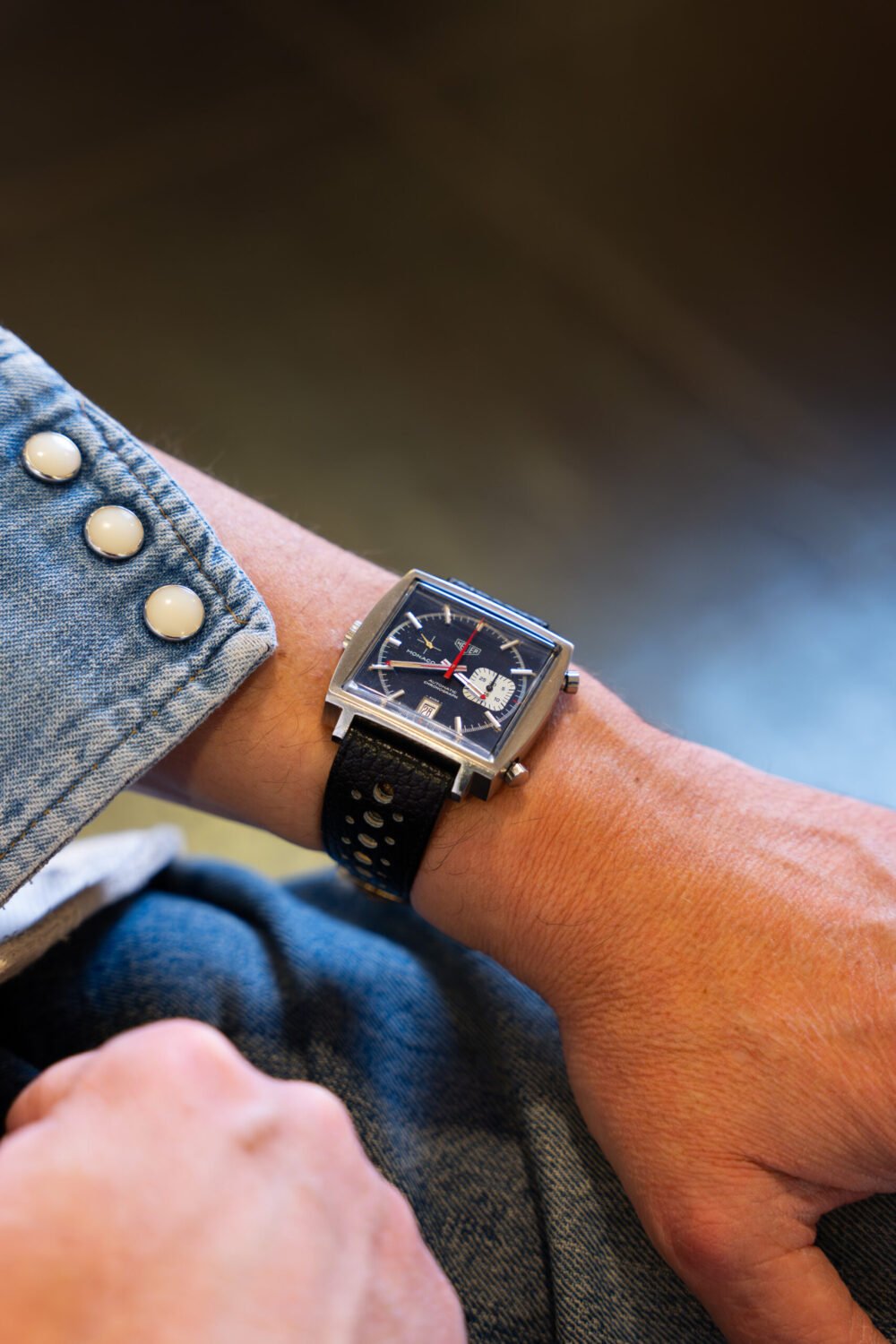 Enicar sherpa graph mk1 chronograph stirling moss