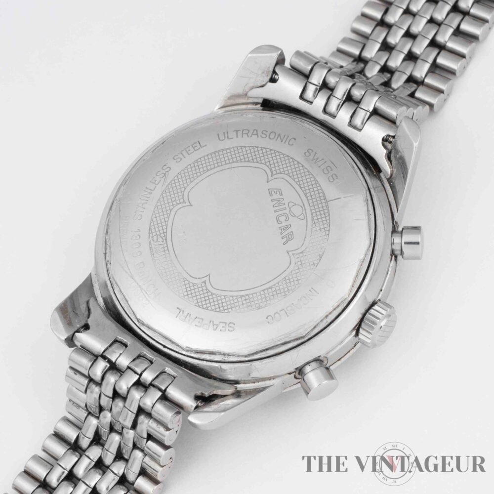 Enicar - Sherpa Graph Mk1 - Chronograph - Stirling Moss - The Vintageur - Your bespoke watches collection - Collectible watches and more